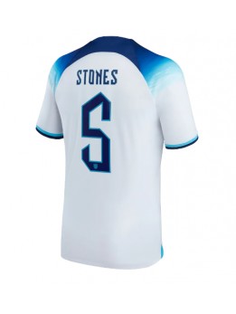 Moški Nogometna dresi replika Anglija John Stones #5 Domači SP 2022 Kratek rokav
